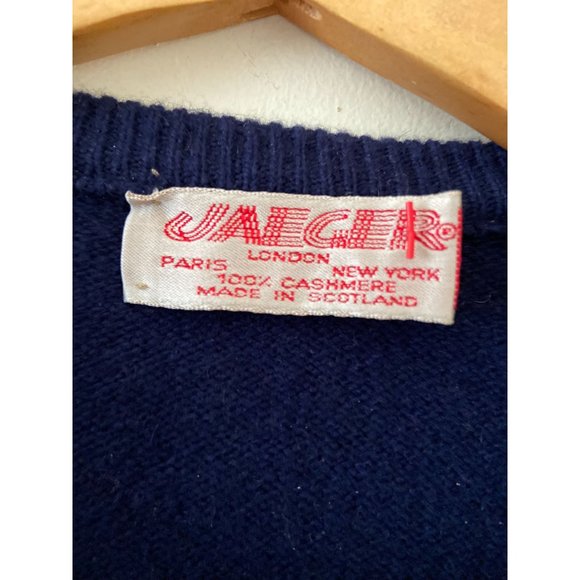 Mens Size 42" Jaeger Scotland 100% Cashmere Argyle Sweater - Picture 2 of 4